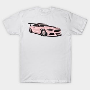 MUSTANG WIDEBODY PINK T-Shirt